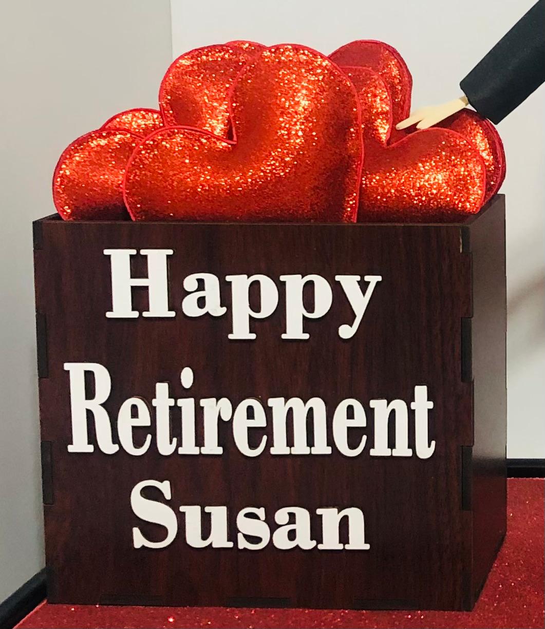 Personalized Retirement Keepsake Gift for Her — Custom Figurine