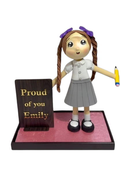 Personalized  Keepsake Gift for Little Girls - Celebrate Her School Success