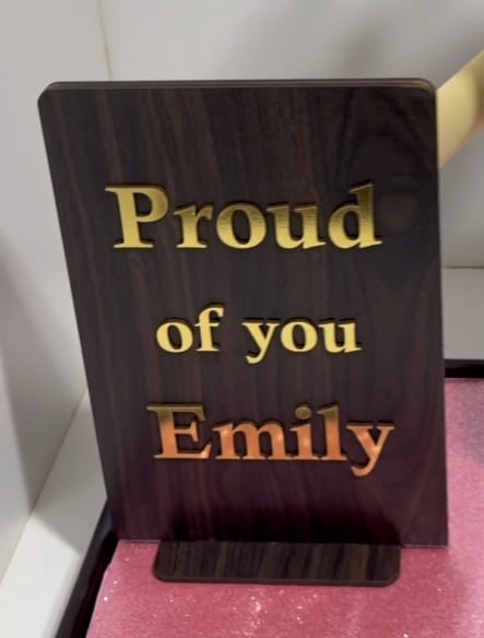 Personalized  Keepsake Gift for Little Girls - Celebrate Her School Success