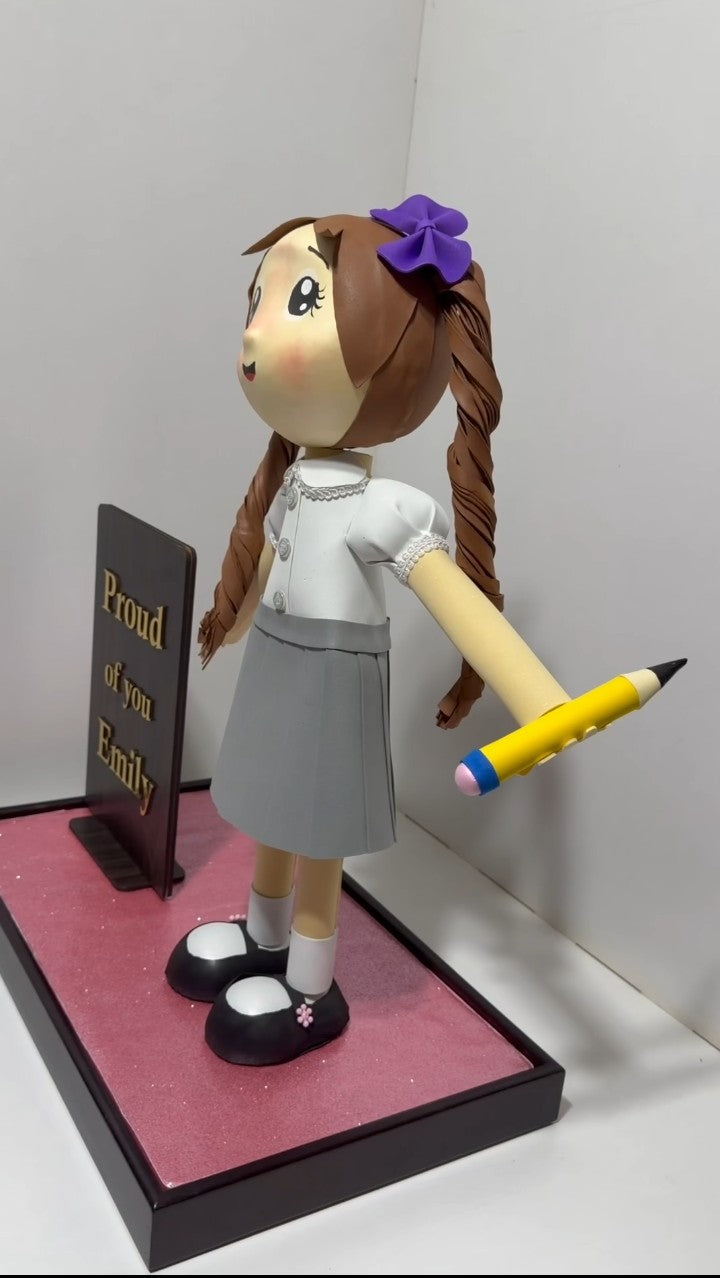 Personalized  Keepsake Gift for Little Girls - Celebrate Her School Success