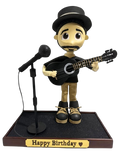 Personalized Birthday Musician Keepsake Gift for Him – Custom Guitar Singer Figurine
